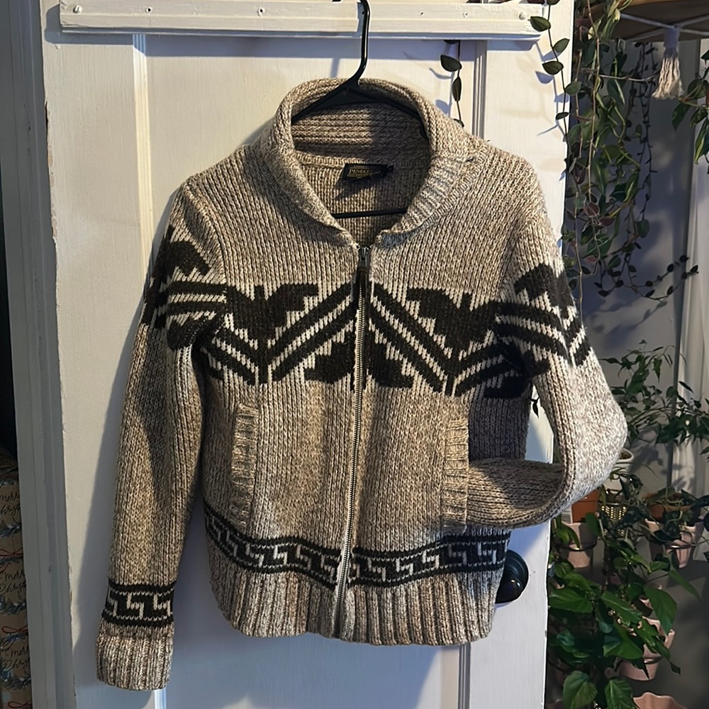 Pendleton Cowichan Zip Up Sweater